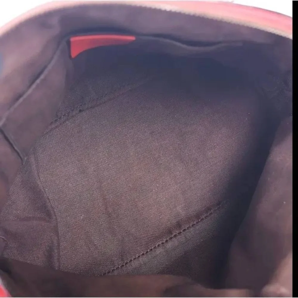 Gucci Guccissima Red Leather Dome Satchel Crossbody‎ Bag 341504 493075